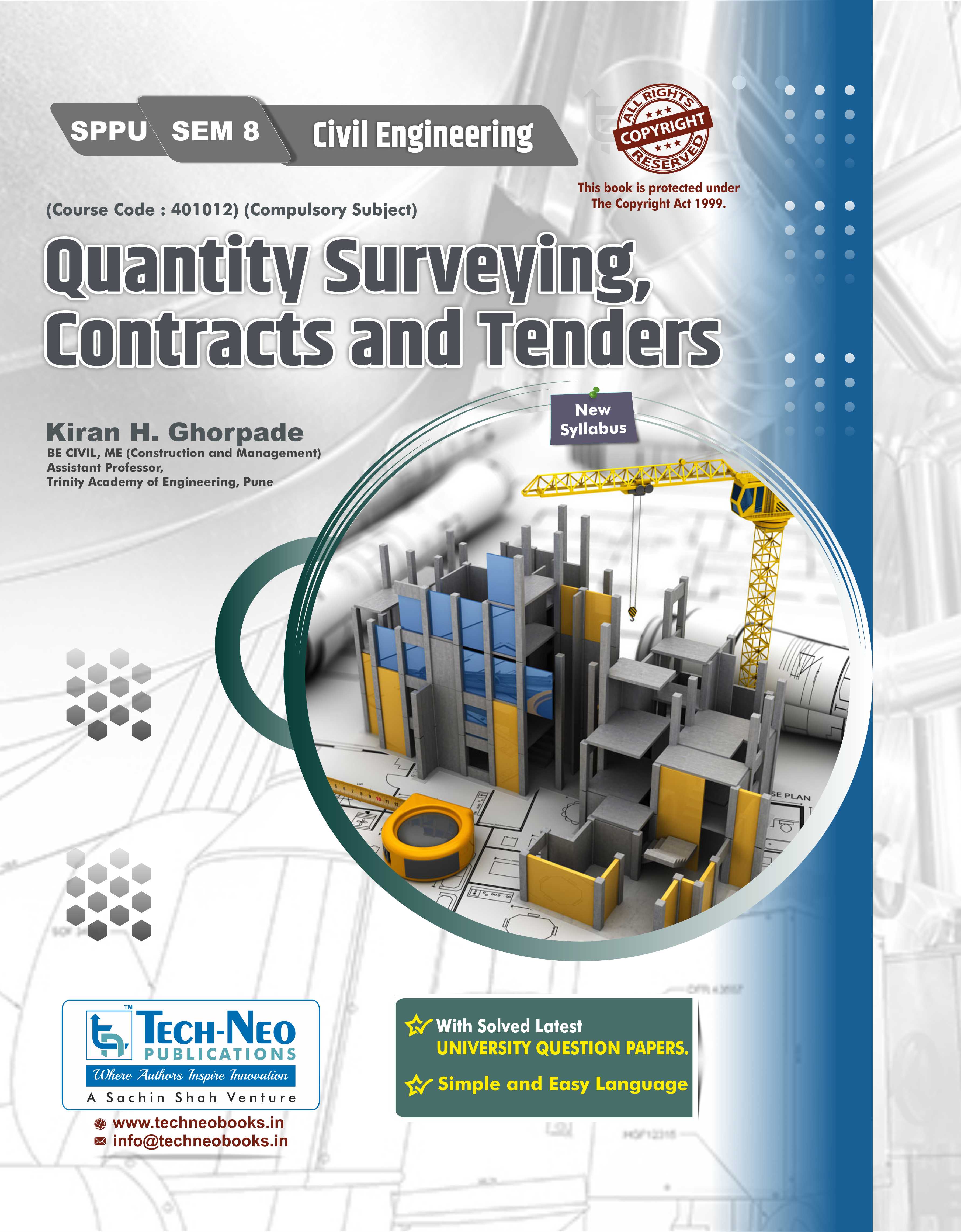 Quantity Surveying, Contracts and Tenders