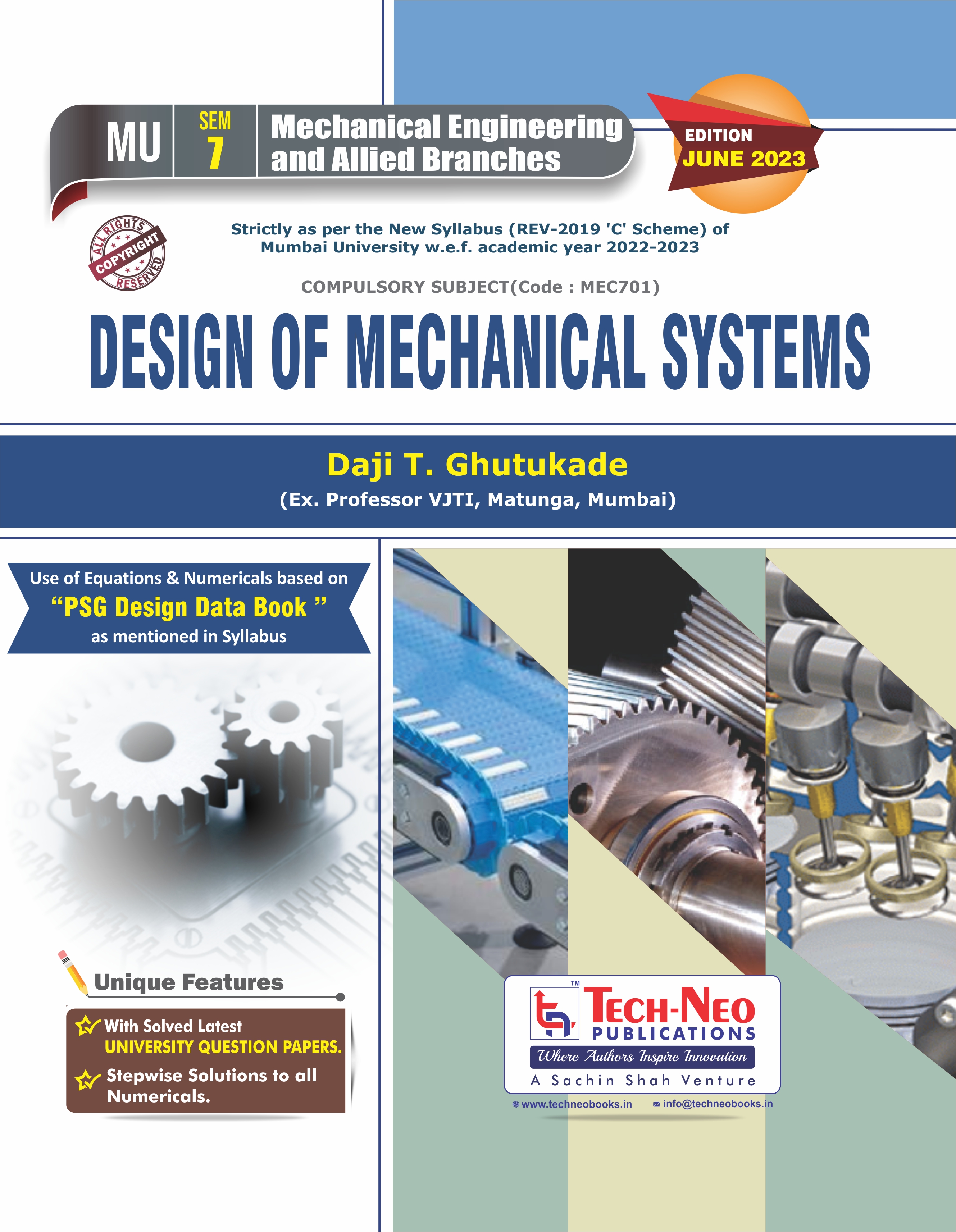 DESIGN OF MECHANICAL SYSTEMS