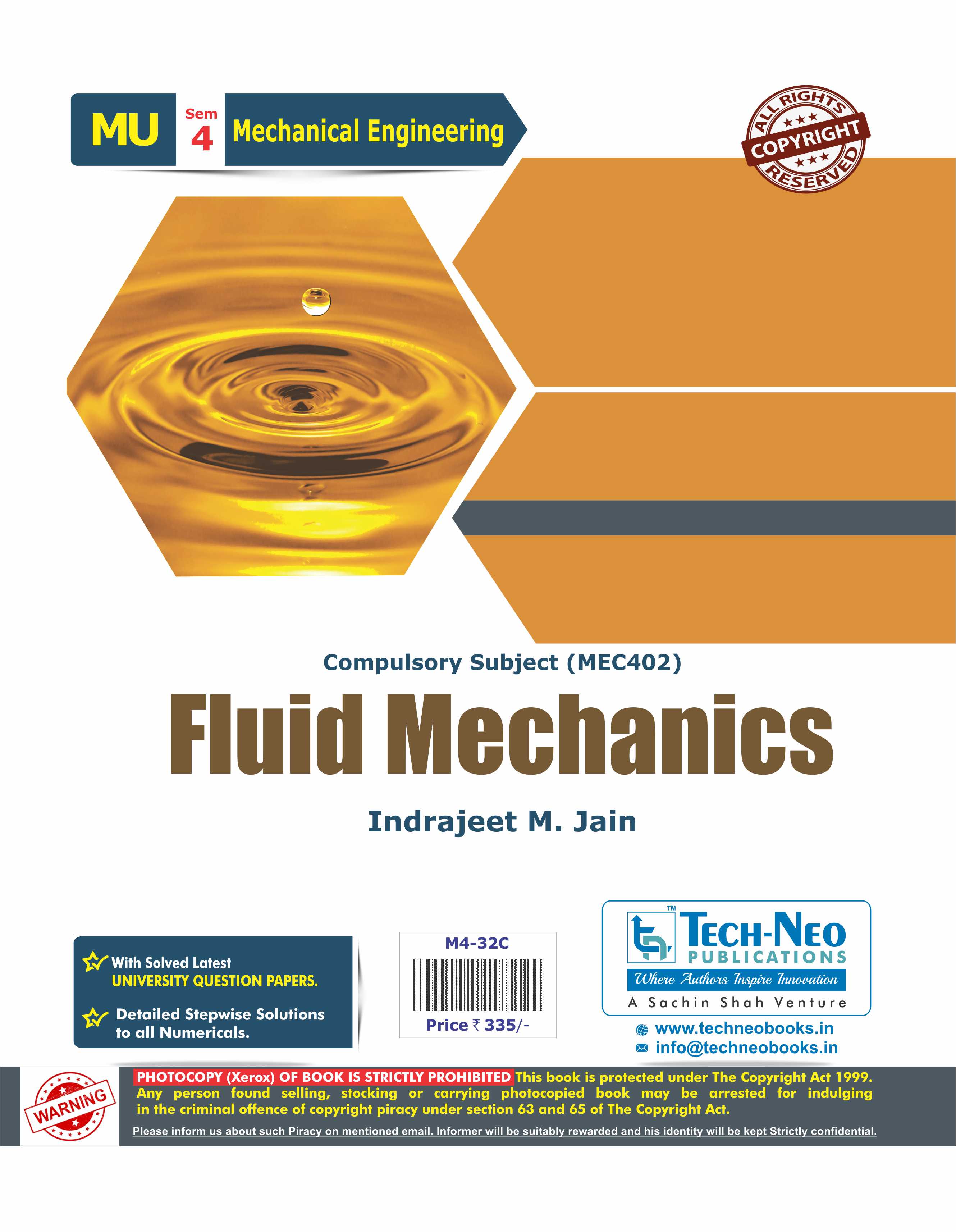 Fluid Mechanics (MEC402)